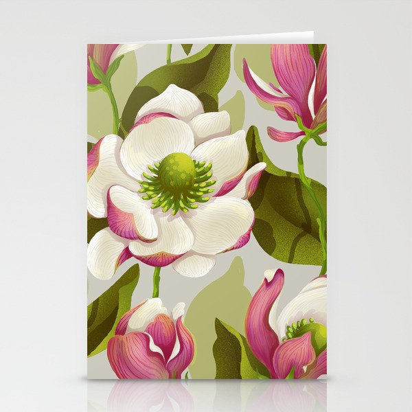 magnolia bloom - daytime version Stationery Cards