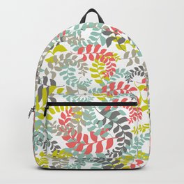 Undertow Backpack | Organic, Pattern, Curated, Modern, Vector, Colorful, Graphic, Design, Plant, Leafpattern 