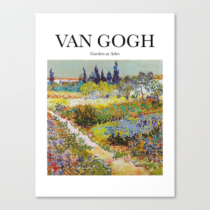 Van Gogh - Garden at Arles Canvas Print