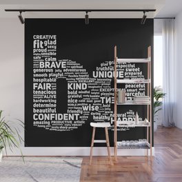 be Motivational Words Typography Quote Wall Mural