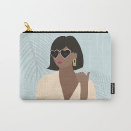 Elegancia Tropical Carry-All Pouch