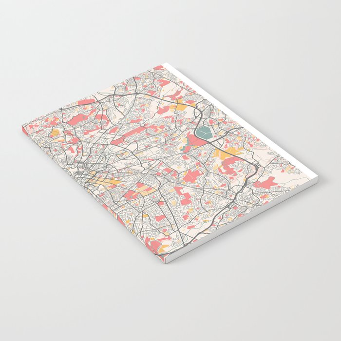 Manchester city map Notebook