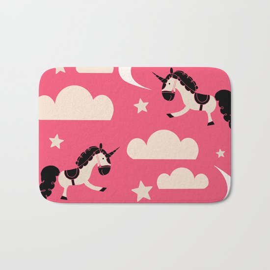 Unicorn pink Bath Mat