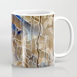 Streams in the Desert Square  Coffee Mug