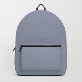Ambrosial Pastel Purple Blue Grey Solid Color Pairs To Sherwin Williams Vesper Violet SW 6542 Backpack | Pastel, Basic, Simple, Solid, Tone, Purple, Grey, Minimal, Pattern, Solidcolor 