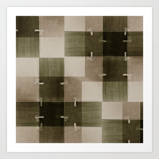 random pattern Art Print