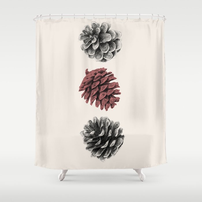 Pine Cones Shower Curtain By Monicaldasanz Society6