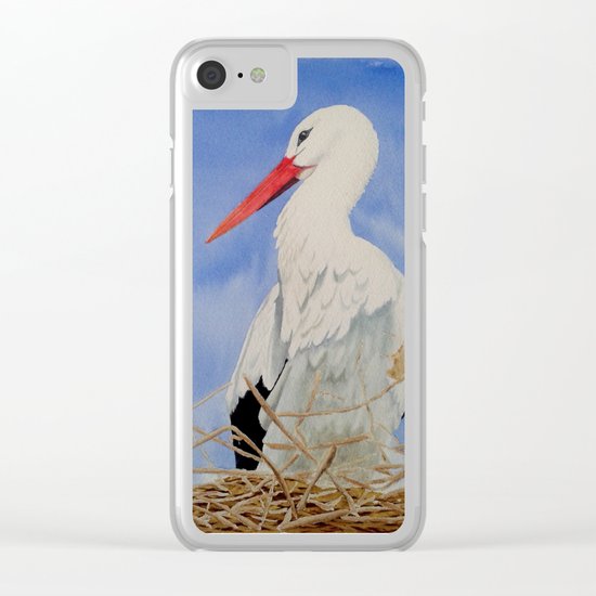 Stork Clear iPhone Case