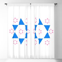 star of david 48 Blackout Curtain