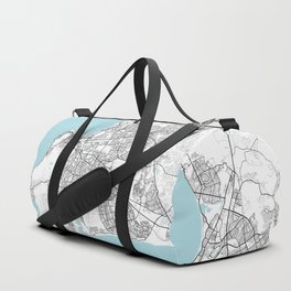 Cape Town City Map of South Africa - Circle Duffle Bag
