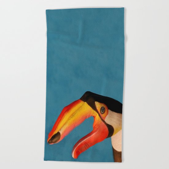 Parrot Beach Towel