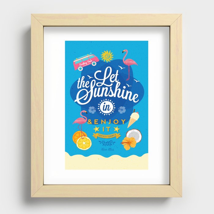 Let the Sunshine in No.2 Recessed Framed Print