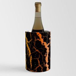 Cracked Space Lava - Yellow/Orange/White Wine Chiller