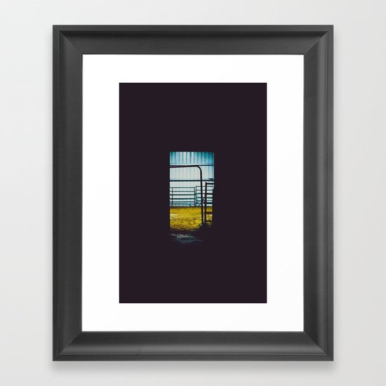 The Farmer's Sanctuary Framed Art Print