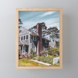 Home by the Sea | Coastal Architecture | Travel Photography Framed Mini Art Print