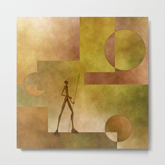 African Metal Print