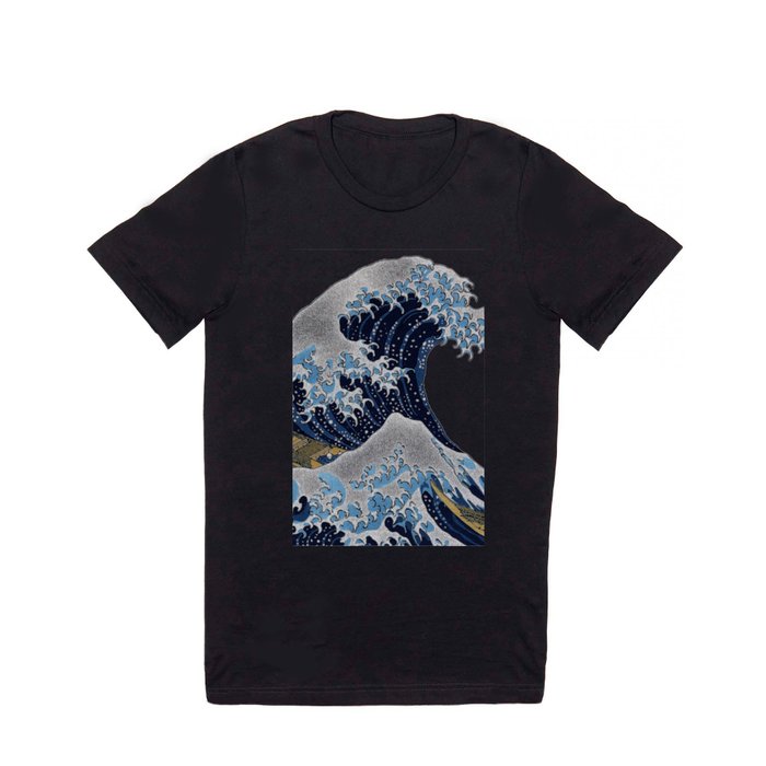 Hokusai,“The Great Wave off Kanagawa”_white background T Shirt by ...