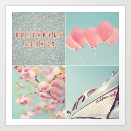 A day full of Butterfly Kisses Art Print
