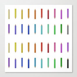 Pencils Canvas Print