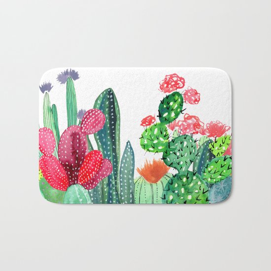 A Prickly Bunch 4 Bath Mat