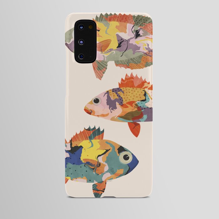 Fish collage Android Case