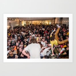 Turnstile Crowd, Damaged City Fest 2018 Art Print