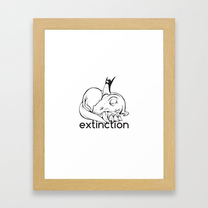 Extinction Framed Art Print
