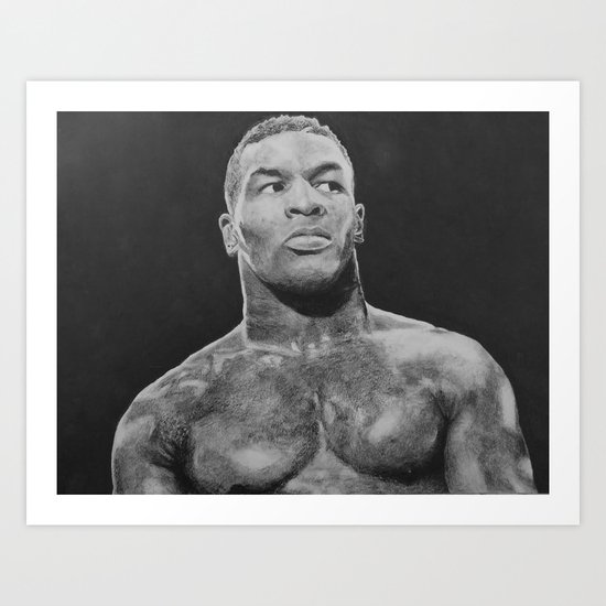 Mike Tyson (DRAWING) Art Print