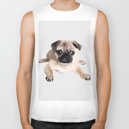 Pug Biker Tank