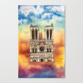 Notre Dame Unites Canvas Print