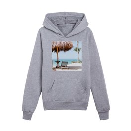 Tropical Beach Vacation Kids Pullover Hoodies