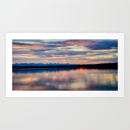 EVENING GLORY Art Print