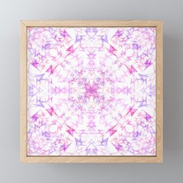 Violet Flower Framed Mini Art Print