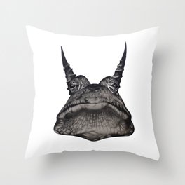 Horned Frog Throw Pillow