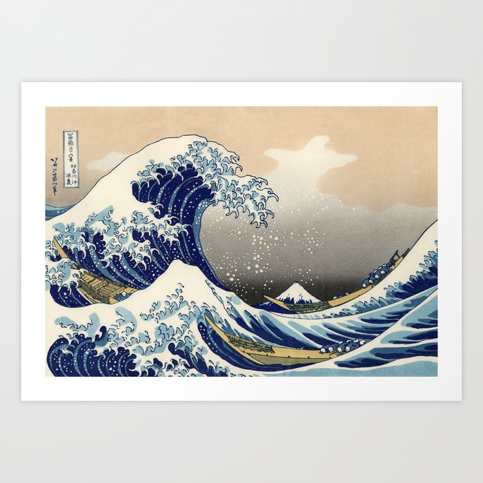 Hokusai - The great wave Art Print