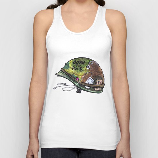 "Born to Rock" by Cap Blackard Unisex Tank Top