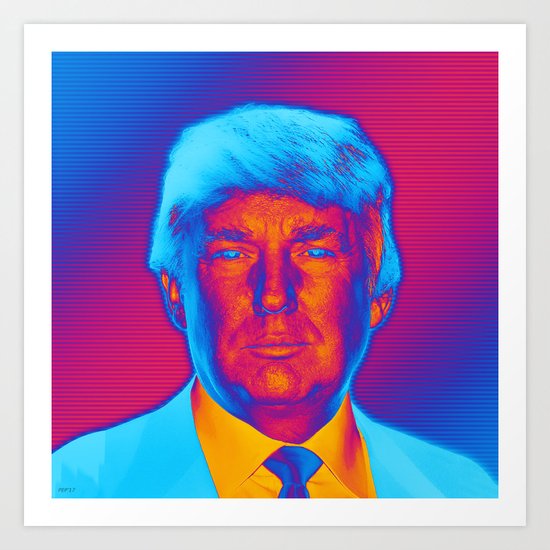 Pop Art President Trump Art Print