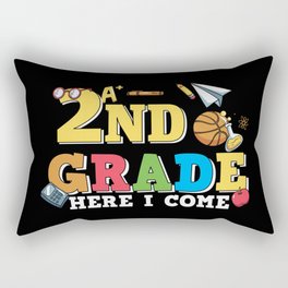 2nd Grade Here I Come Rectangular Pillow