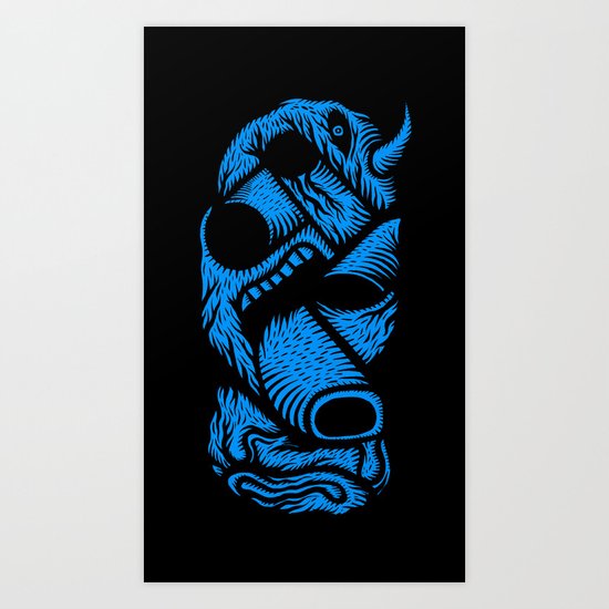 Le mangeur - the print! Art Print