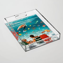 Fish Friends Acrylic Tray