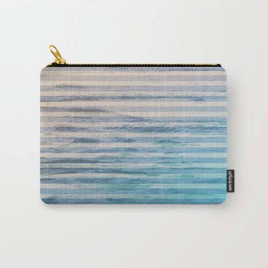 Sunrise Ocean Stripes Carry-All Pouch