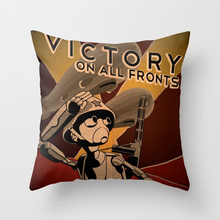 Propaganda Series 4 Throw Pillow