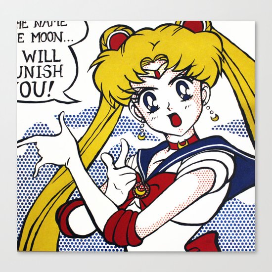 POP FUSION - Sailor Moon Canvas Print