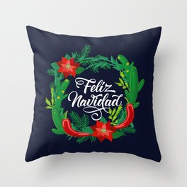 Feliz Navidad Throw Pillows For Any Room Or Decor Style Society6