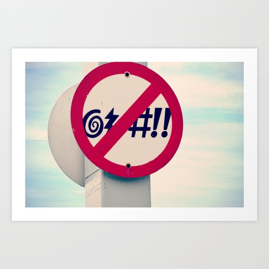None of That Art Print