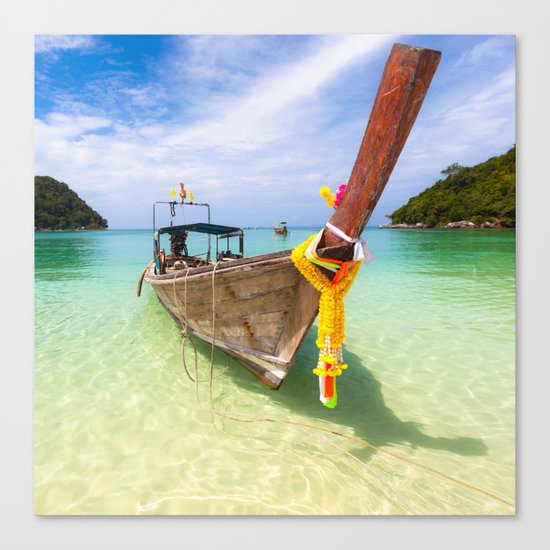 Thai Boat Canvas Print