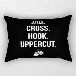 Jab Cross Hook Uppercut Boxing Boxer Box Rectangular Pillow