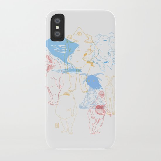 Gods of the Planets iPhone Case