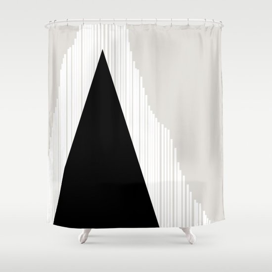 Abstract Mountain Shower Curtain