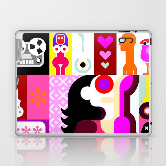 Pop Art Illustration 2 Laptop & iPad Skin
